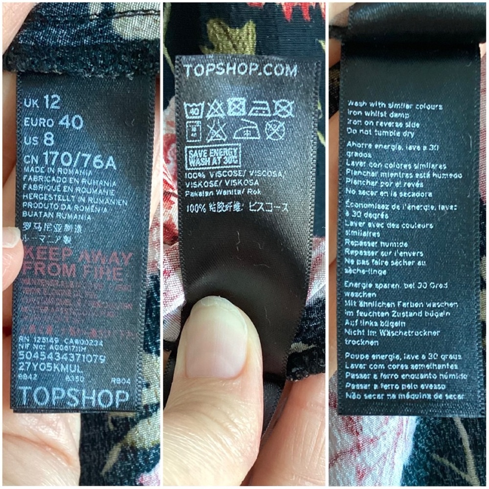 \Topshop\ Floral Maxi Skirt - Picture 15 of 16